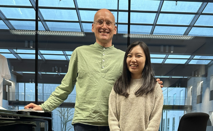 岡田 彩来さんの留学時の写真